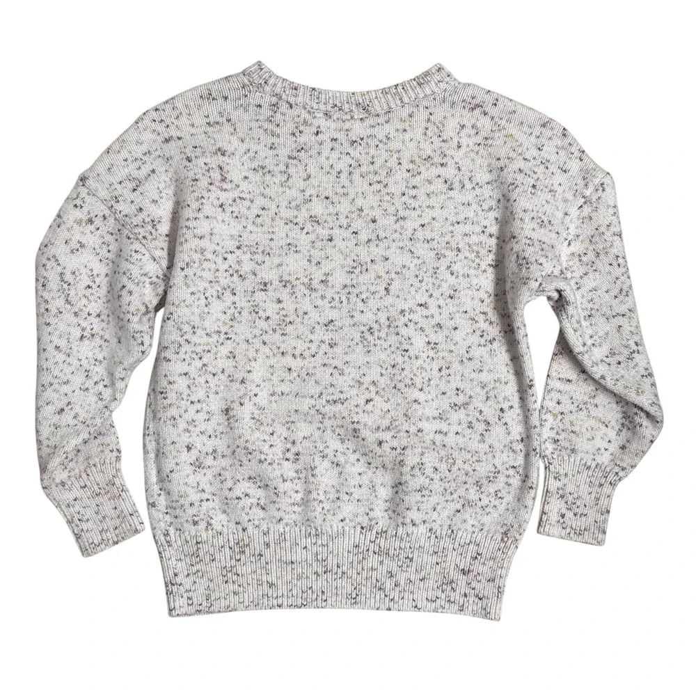Gap‎ Kids Speckled Knit Sweater Crewneck Long Sleeve Pullover Girls Size S